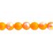 Czech Druk Beads Opaque Orange AB