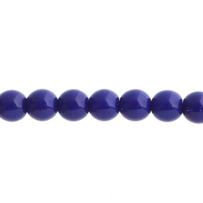Czech Druk Beads Opaque Cobalt
