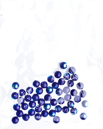 Czech Druk Beads Opaque Cobalt AB