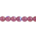 Czech Druk Beads Transparent Amethyst AB