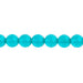 Czech Druk Beads Transparent Blue Zircon