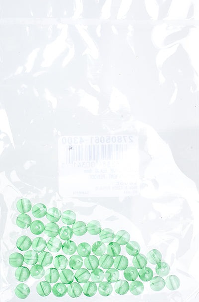 Czech Druk Beads Transparent Peridot