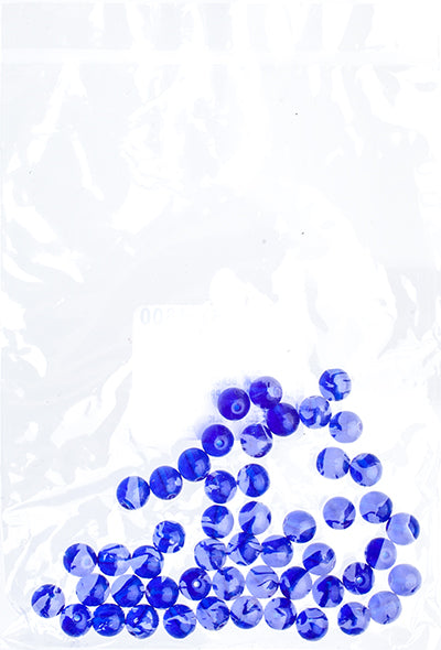 Czech Druk Beads Transparent Sapphire