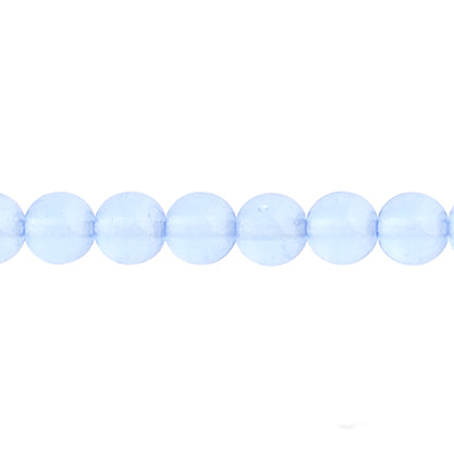 Czech Druk Beads Transparent Light Sapphire