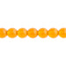 Czech Druk Beads Transparent Topaz