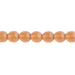 Czech Druk Beads Transparent Smoked Topaz