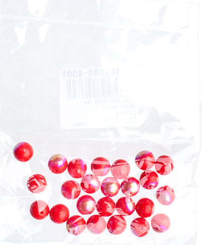 Czech Druk Beads Opaque Red AB