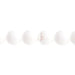 Czech Druk Beads Opaque Chalk White AB