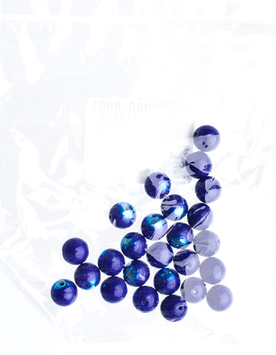 Czech Druk Beads Opaque Cobalt AB