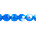 Czech Druk Beads Transparent Capri Blue AB