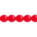 Czech Druk Beads Transparent Siam