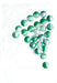 Czech Druk Beads Opaque Green AB