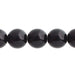 Czech Druk Beads Opaque Jet