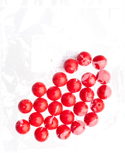 Czech Druk Beads Opaque Dark Red