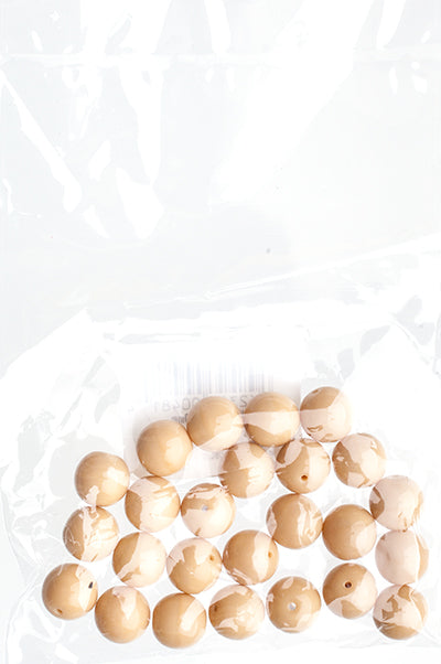 Czech Druk Beads Opaque Ivory