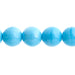 Czech Druk Beads Opaque Blue Turquoise AB