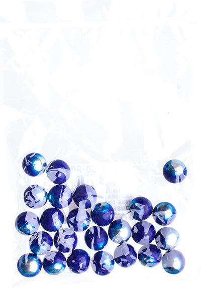 Czech Druk Beads Opaque Cobalt AB