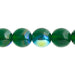 Czech Druk Beads Transparent Green AB