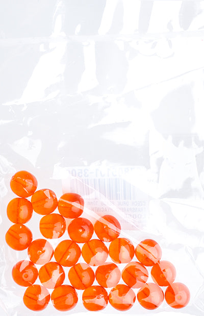 Czech Druk Beads Transparent Hyacinth 