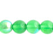 Czech Druk Beads Transparent Peridot AB