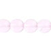 Czech Druk Beads 10mm Transparent Rose Strands