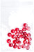 Czech Druk Beads Transparent Siam