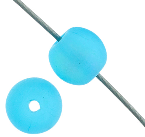 Glass 6mm Round Bead Strung Matte