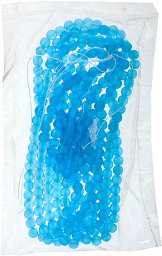 Glass 6mm Round Bead Strung Matte