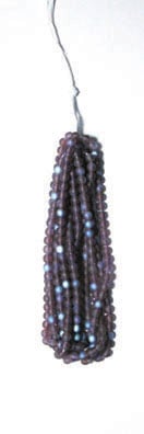 Glass 6mm Round Bead Strung Matte