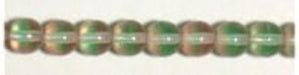 Glass 6mm Round Bead Strung 2-Tone