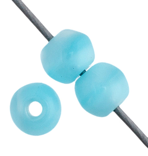 Glass 6mm Round Bead Strung 2-Tone