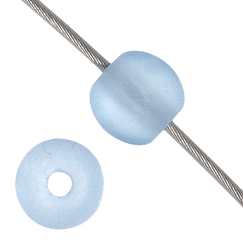 Glass 6mm Round Bead Strung Matte