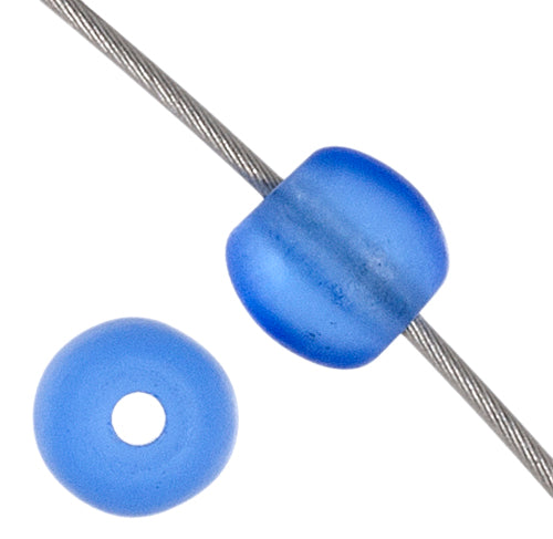 Glass 6mm Round Bead Strung Matte