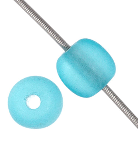 Glass 6mm Round Bead Strung Matte