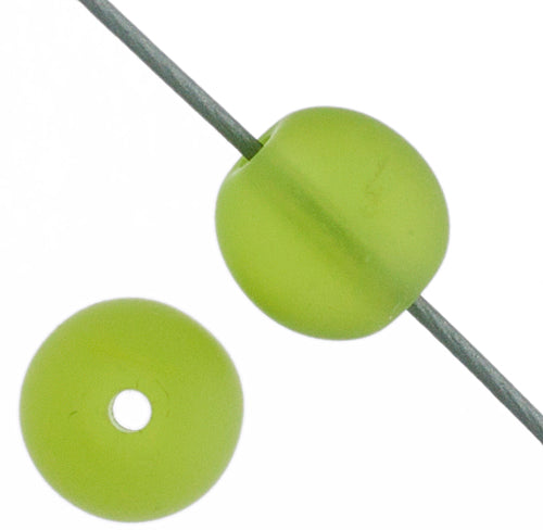 Glass 6mm Round Bead Strung Matte