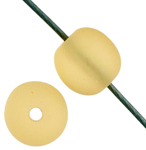 Glass 6mm Round Bead Strung Matte
