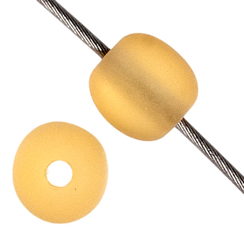 Glass 6mm Round Bead Strung Matte