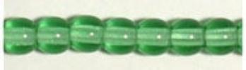 Glass 8mm Round Bead Strung - Large Hole