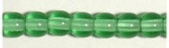 Glass 8mm Round Bead Strung - Large Hole
