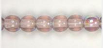 Glass 8mm Round Bead Strung - Large Hole