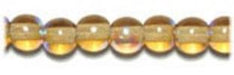 Glass 8mm Round Bead Strung - Large Hole