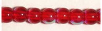 Glass 8mm Round Bead Strung - Large Hole