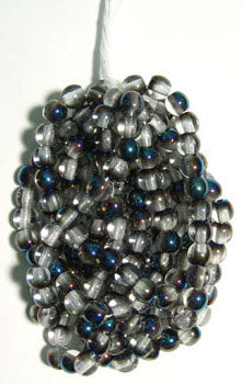 Glass 8mm Round Bead Strung - Large Hole