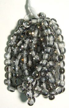 Glass 8mm Round Bead Strung - Large Hole