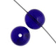 Glass 8mm Round Bead Transparent Strung 