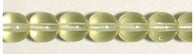 Glass 8mm Round Bead Transparent Strung 