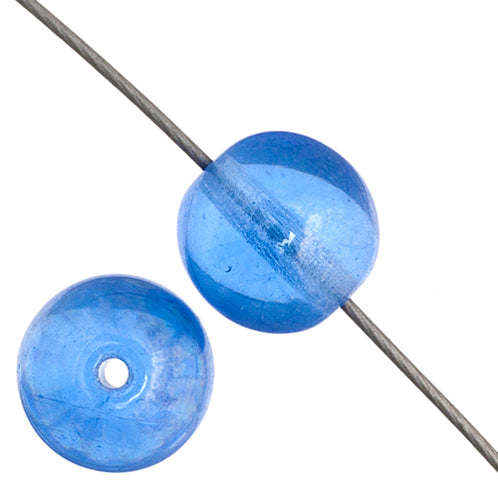 Glass 8mm Round  Bead Luster Strung