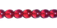 Glass 8mm Round  Bead Luster Strung