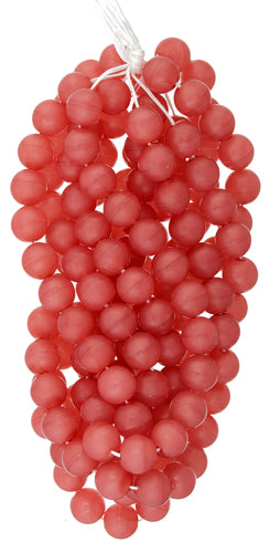 Glass 8mm Round Matt Strung 