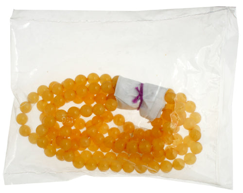 Glass 8mm Round Bead Opaque Strung 